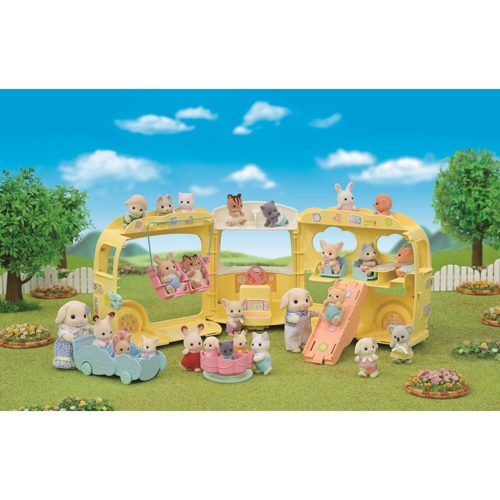 Sylvanian Families Rainbow Fun Nursery Bus