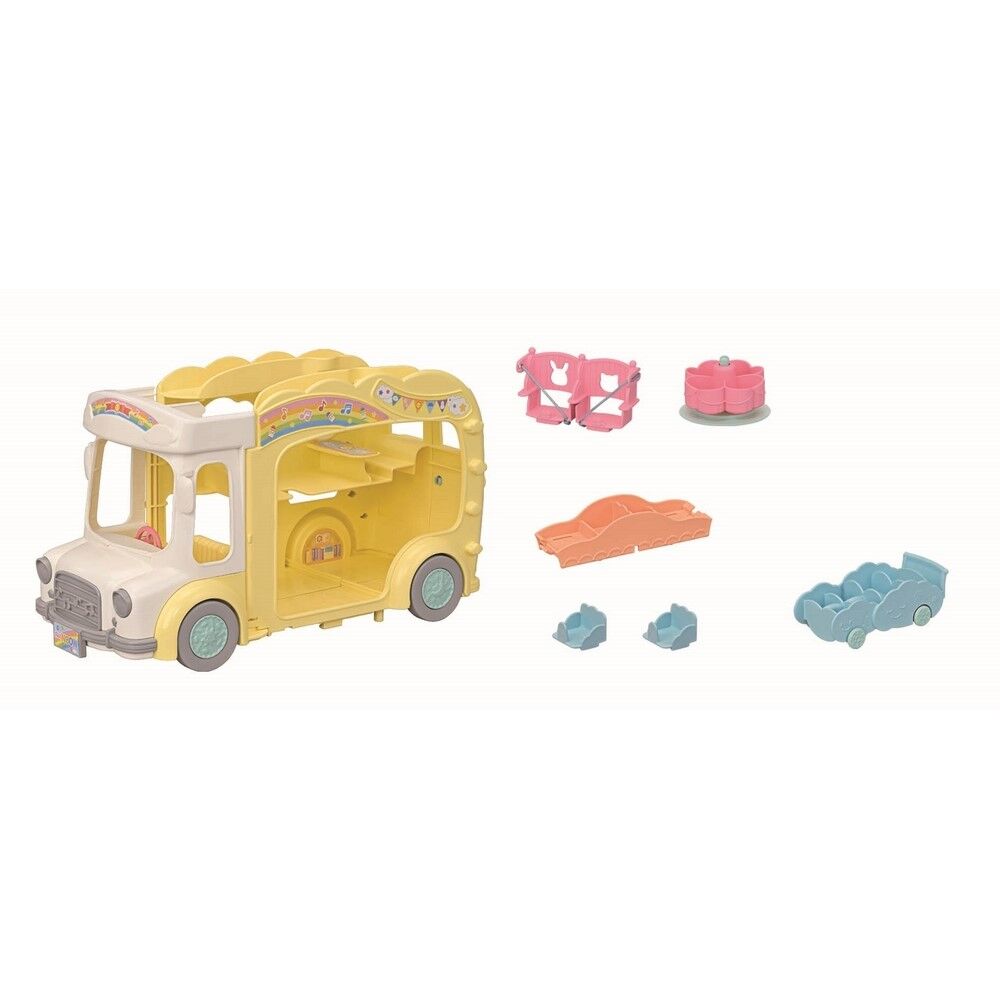 Sylvanian Families Rainbow Fun Nursery Bus