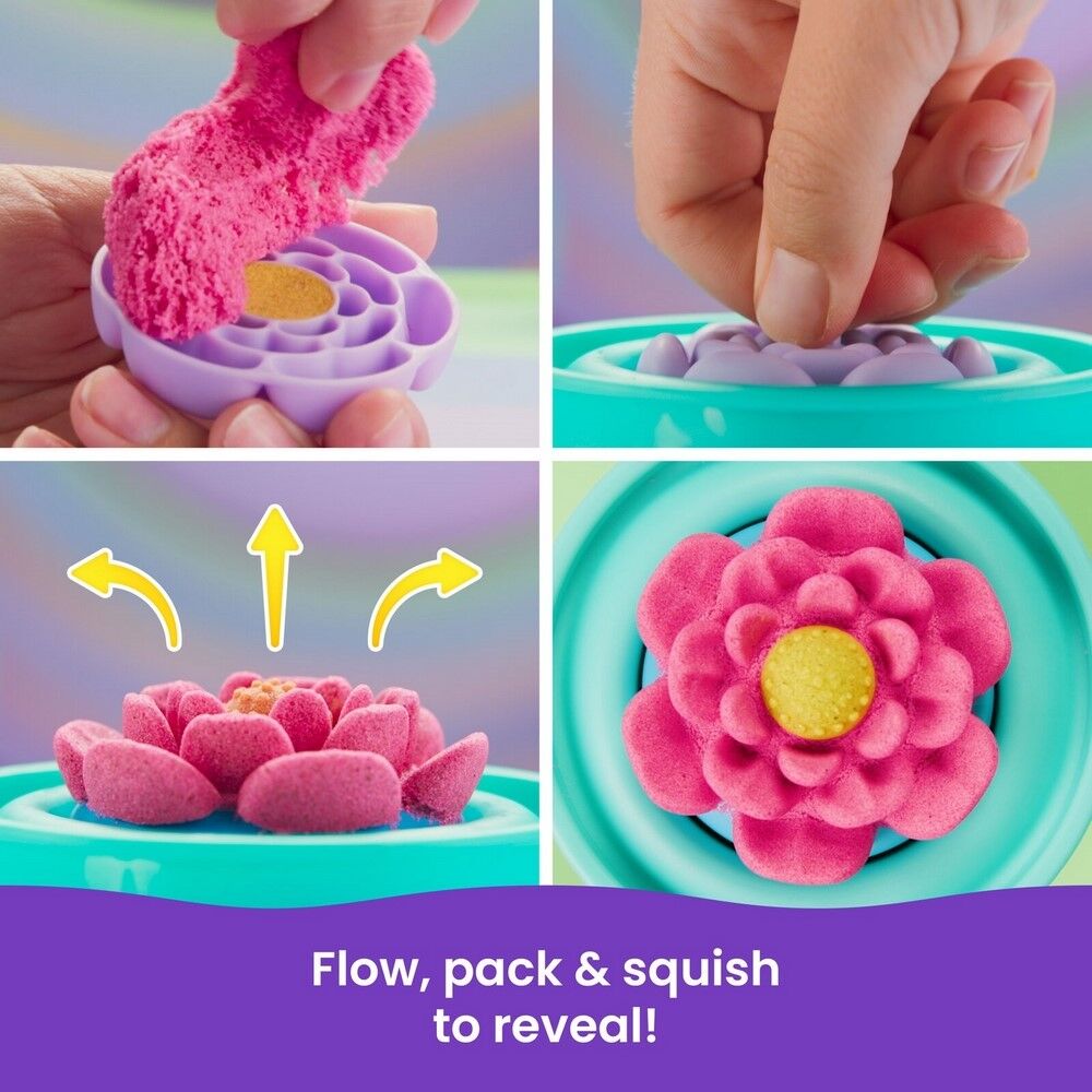 Kinetic Sand Playset - Squish Blossom