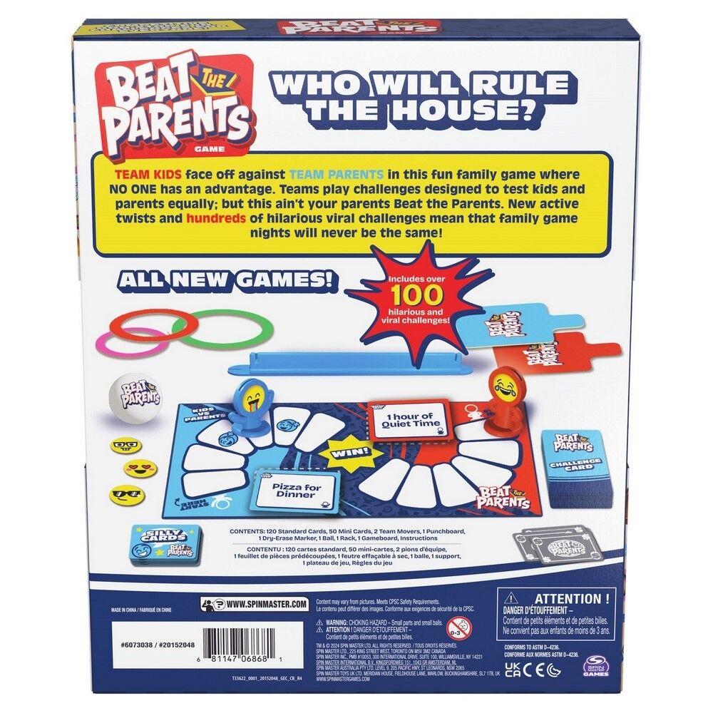 Beat The Parents Board Games