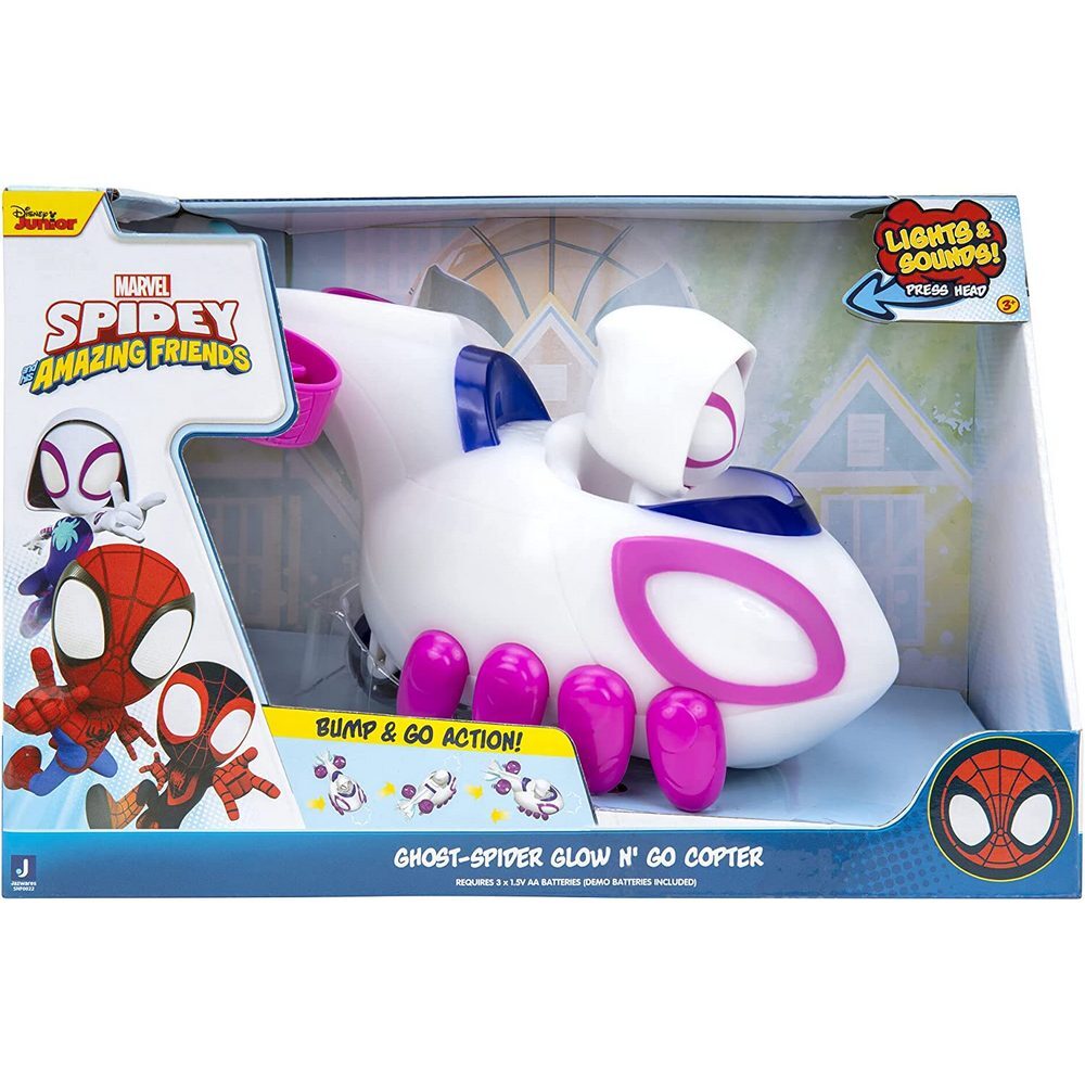 Spidey and his Amazing Friends Ghost Spider Glow N Go Copter