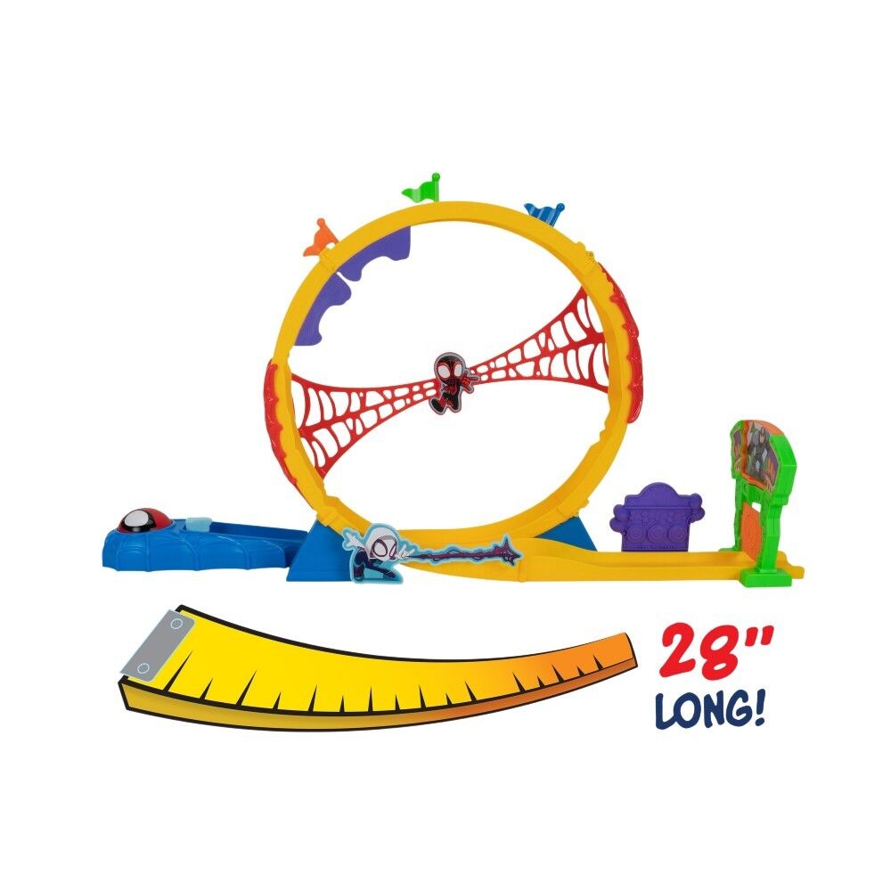 Marvel Spidey and His Amazing Friends Amazing Metals 360 Super Loop Track Set