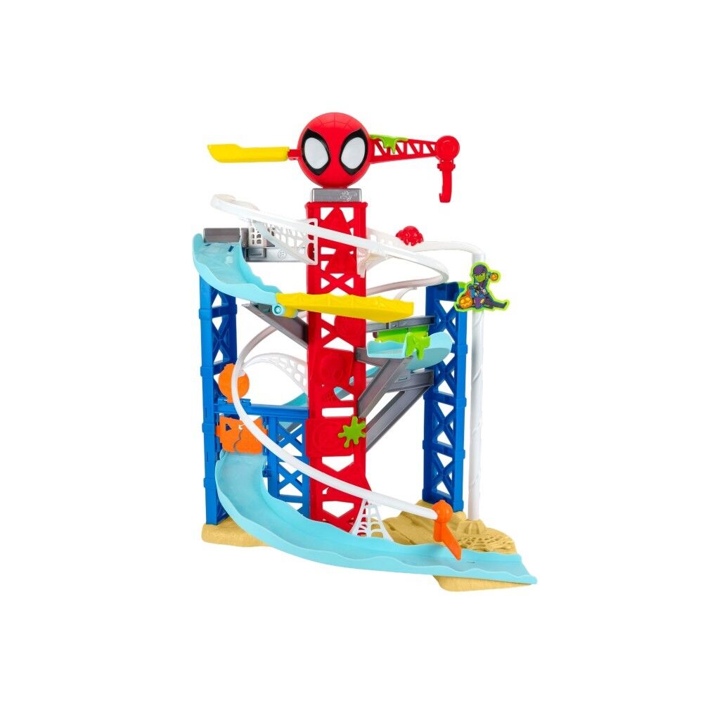 Marvel Spidey and his Amazing Friends Spidey's Construction Zone Chaos Track Set