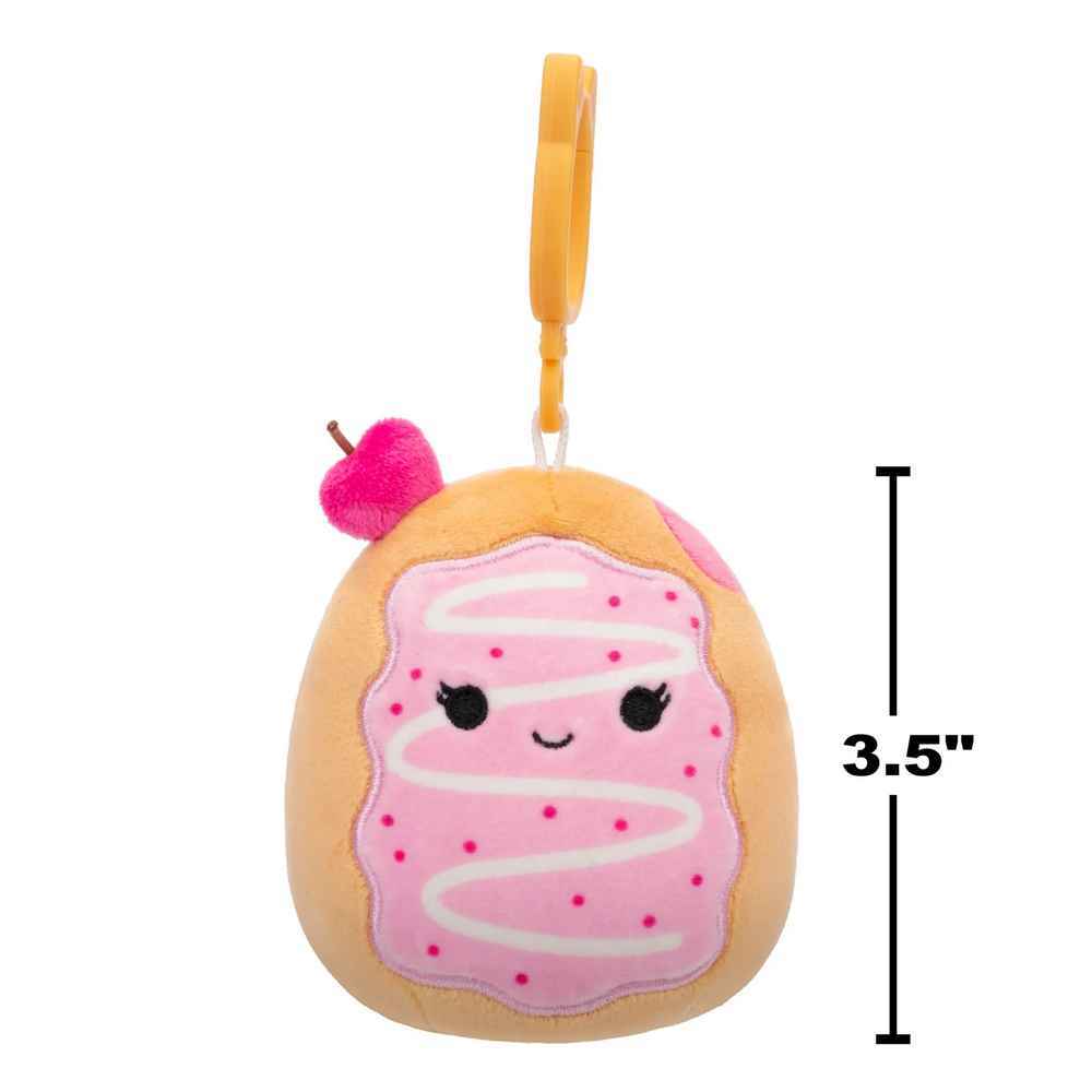 Squishmallows 3.5" Clip On - Perl the Cherry Doughnut
