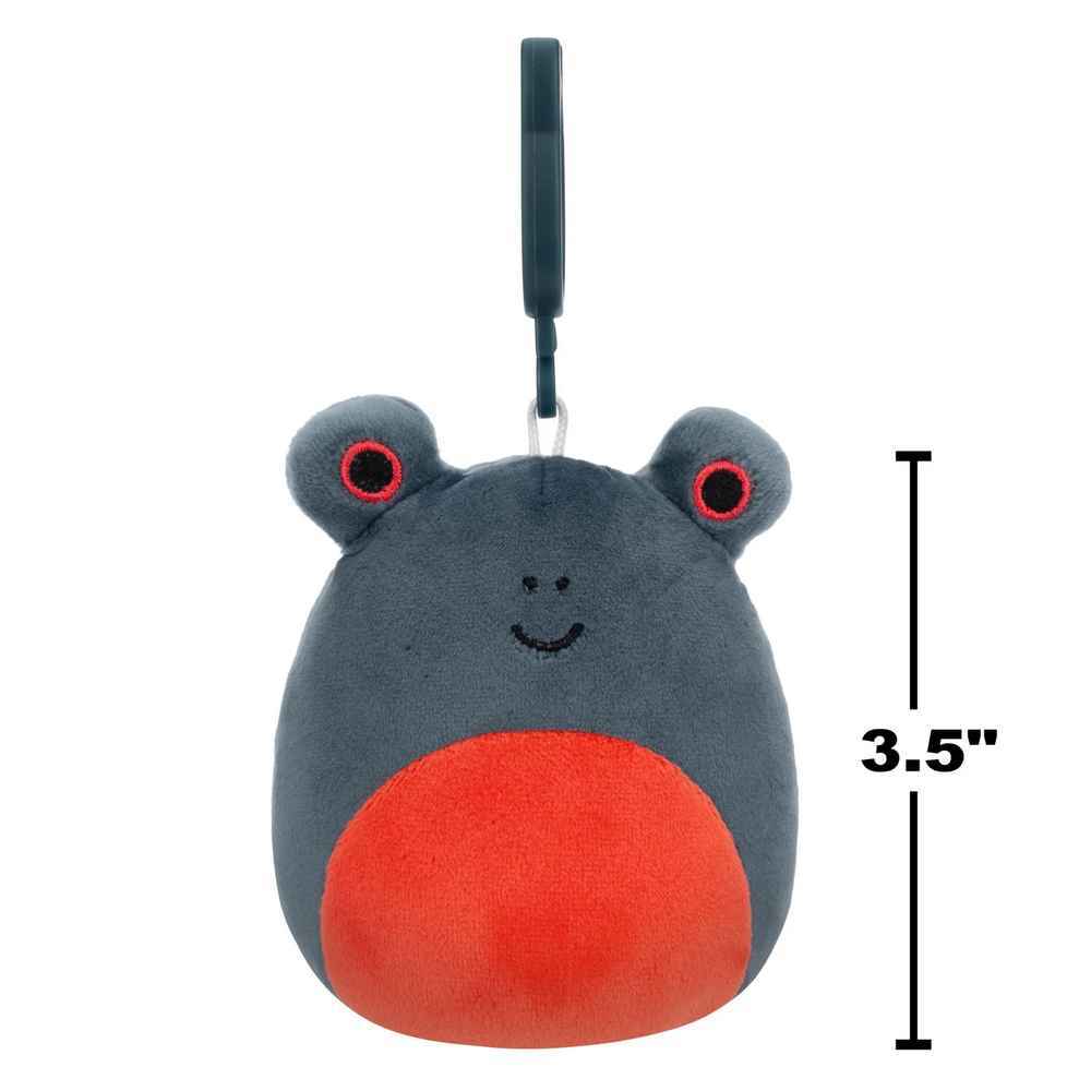 Squishmallows 3.5" Clip On - Jameel the Dark Blue Frog