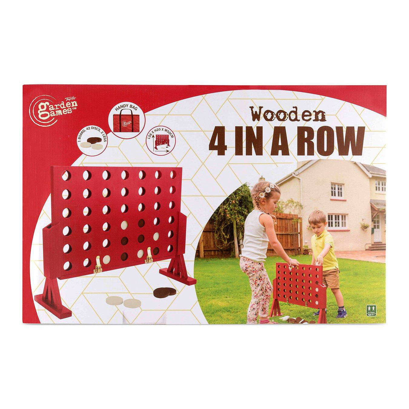 Garden Games - Wooden 4 in a Row