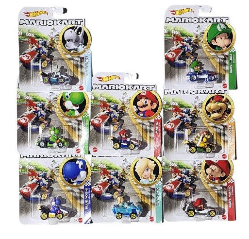 Hot Wheels Mario Kart Set of 8 2025
