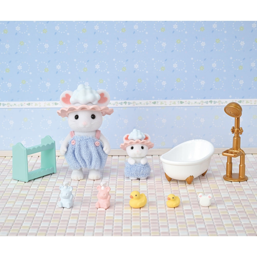 Sylvanian Families - Bath Time Bubble Siblings