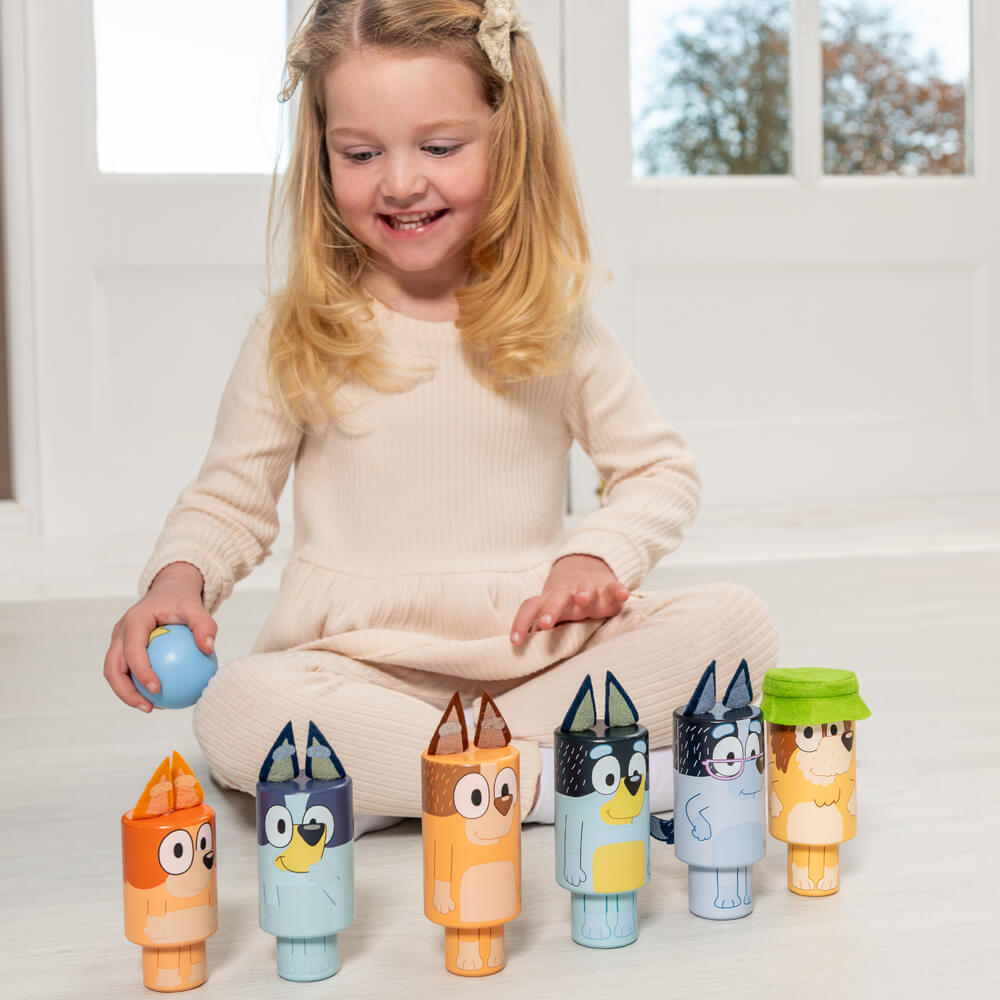 Bluey - Wooden Character Skittles