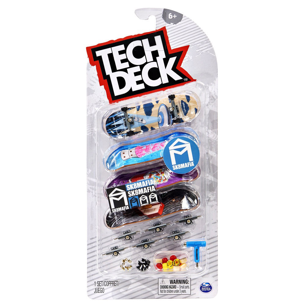 Tech Deck Fingerboards 4 Pack - Sk8mafia