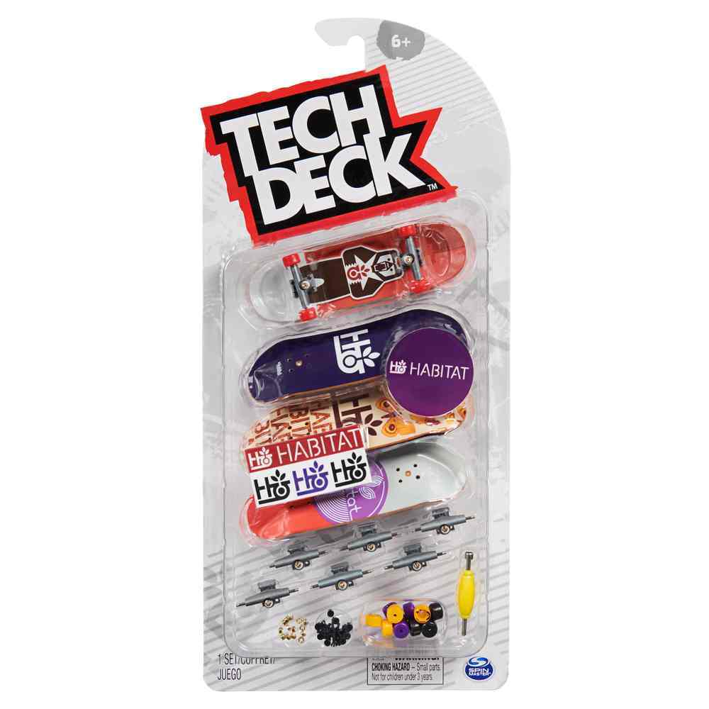 Tech Deck Ultra DLX 4 Pack Fingerboards - Habitat