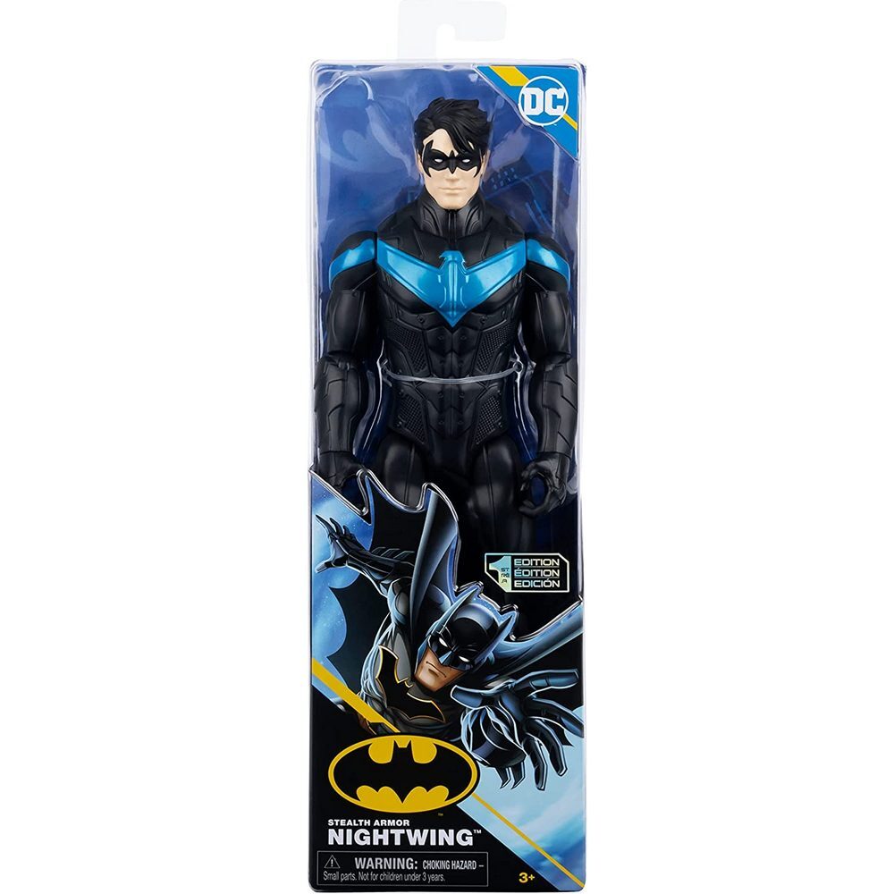 Batman 12-inch Action Figure 3-Pack with Robin, Batman, Nightwing, Kids  Toys for Boys Aged 3 and Up