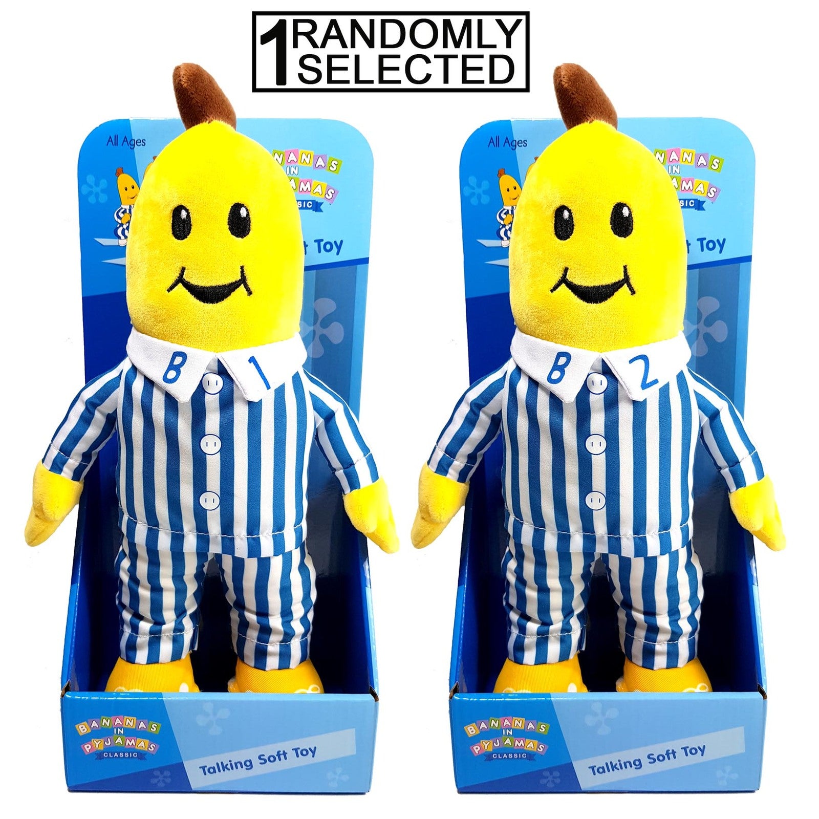 Bananas in Pyjamas Classic Talking Plush 30cm Assorted