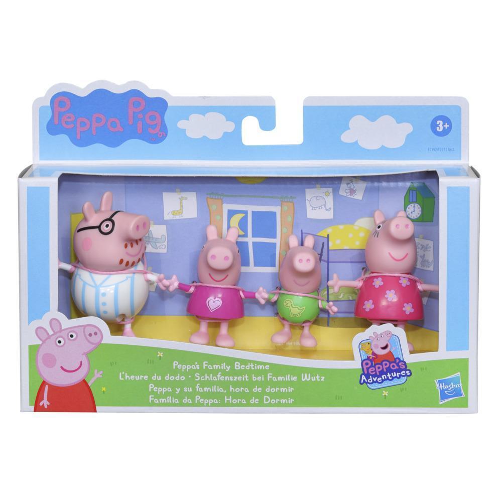 Peppa Pig Figure 4 Pack - Peppas Family Bedtime