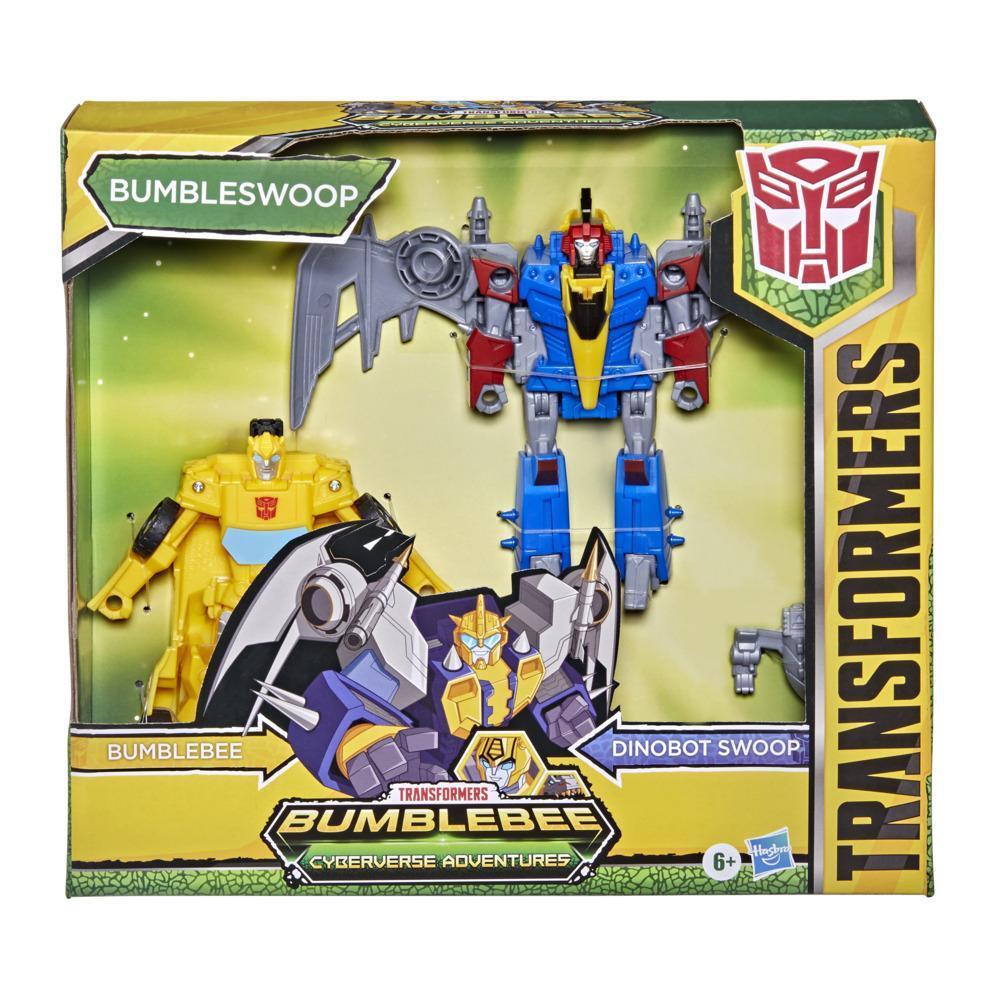 Transformers Dinonots Unite Bumbleswoop 2 Pack - Bumblebee & Dinobot Swoop