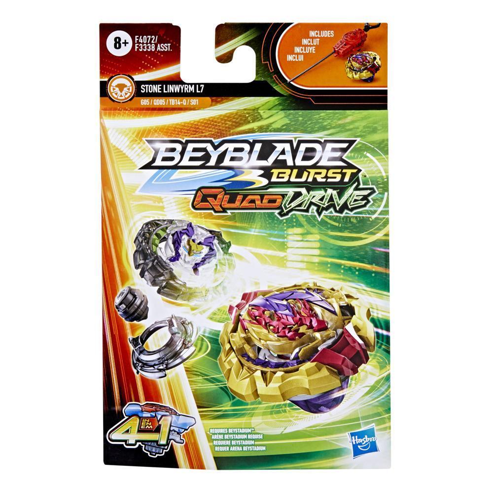 Beyblade Burst QuadDrive Starter Pack - Stone Linwyrm L7