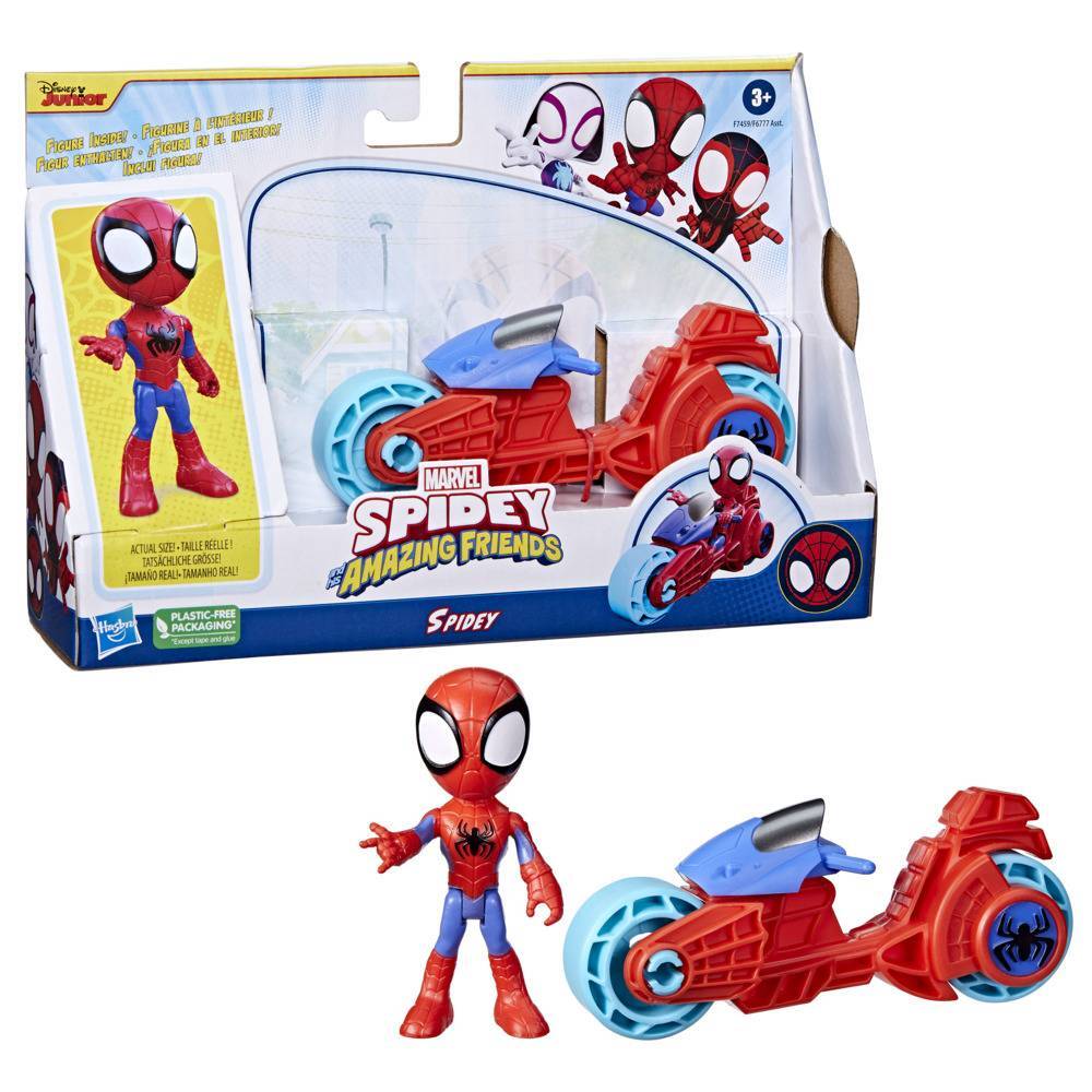 Marvel Spidey and His Amazing Friends - Spidey with Motorcycle