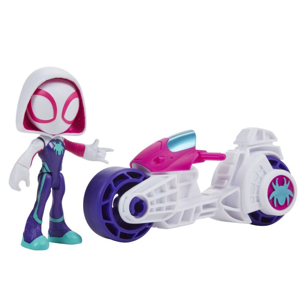Marvel Spidey and His Amazing Friends - Ghost Spider with Motorcycle