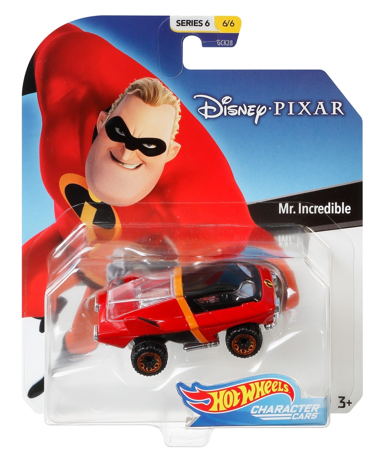 Hot Wheels Disney Pixar Character Cars - Mr Incredible
