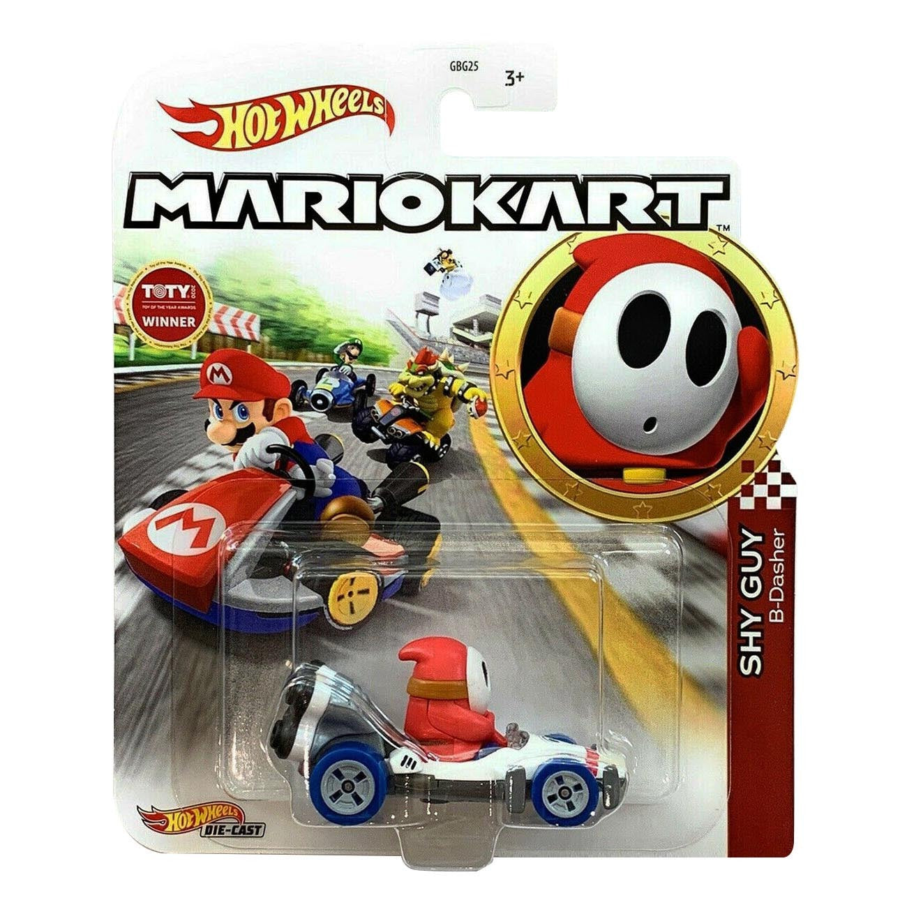 Hot Wheels Mario Kart - Shy Guy B Dasher
