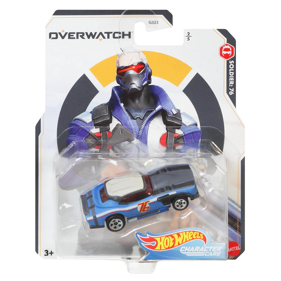 Hot Wheels Gamer Character Cars Overwatch - Soldier: 76