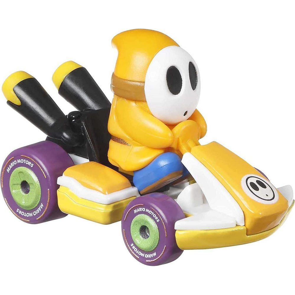 Hot Wheels Mario Kart 4 Pack - Yoshi Princess Peach Mario Shy Guy
