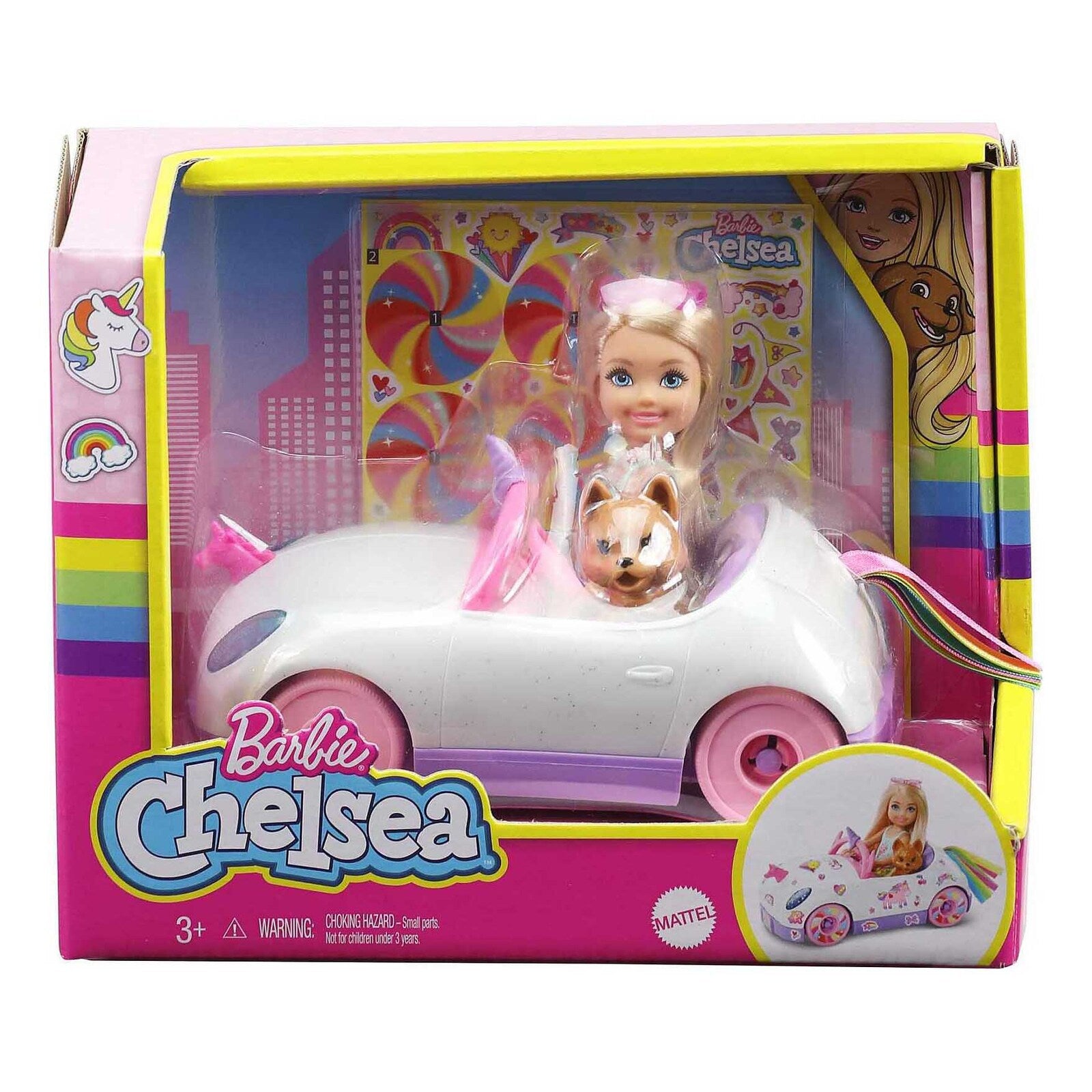 Barbie Club Chelsea Doll - Car & Pet Puppy