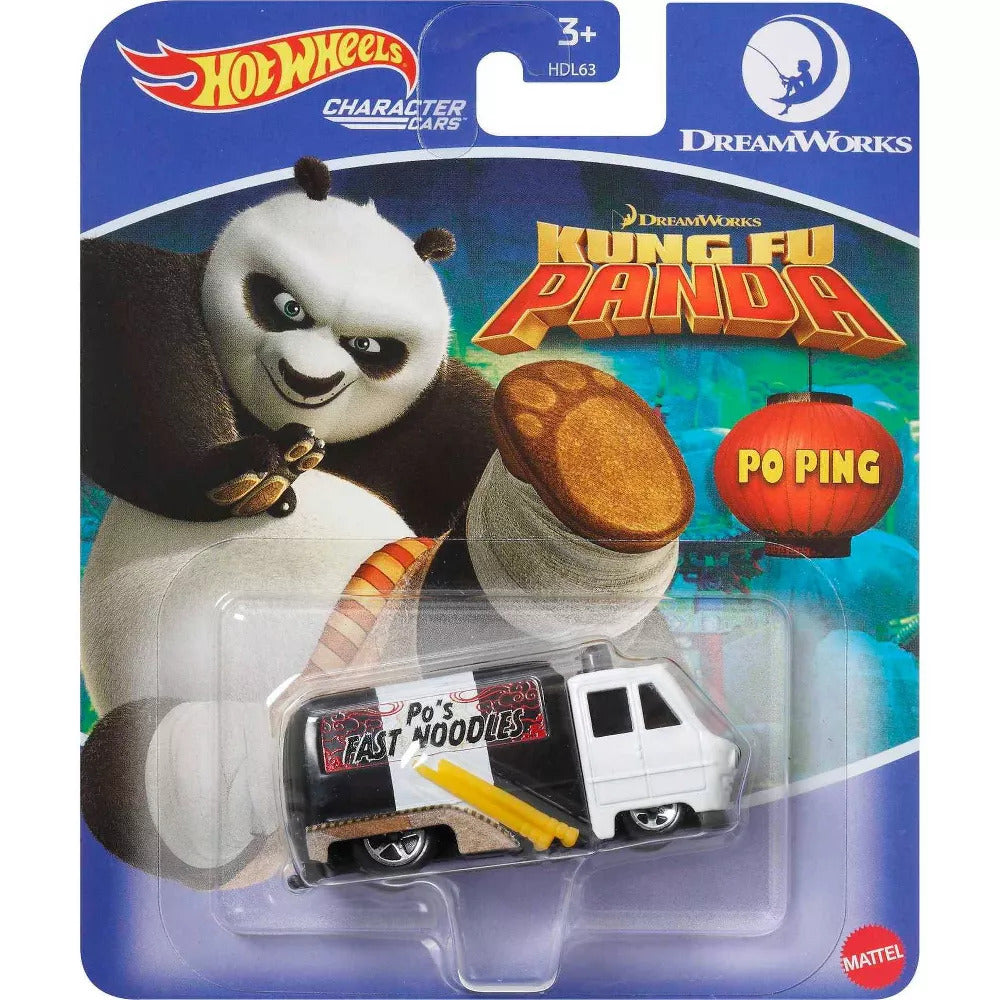Hot Wheels Character Cars - Kung Fu Panda Po Ping