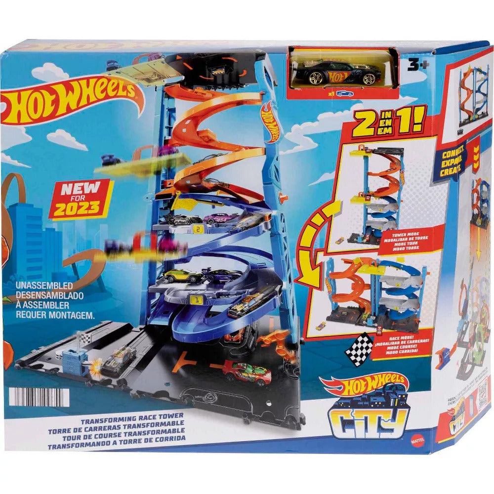 Hot wheels transforming stunt 2025 park