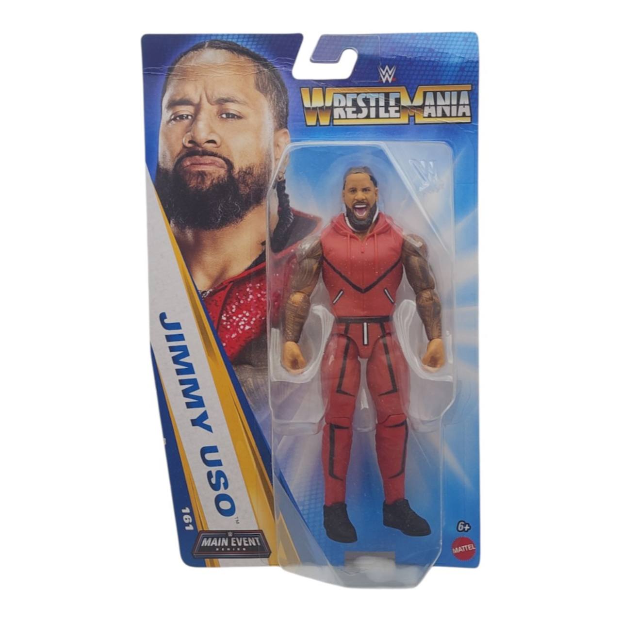 WWE WrestleMania Main Event Series Jimmy Uso Action Figure – Damaged Packaging