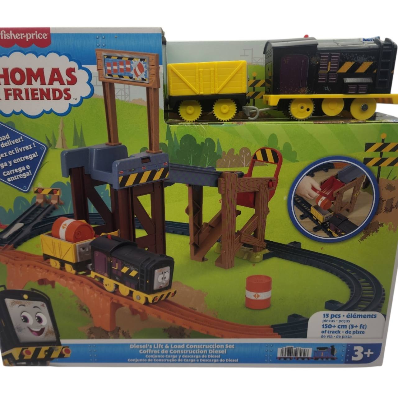 Fisher-Price Thomas & Friends Diesel’s Lift & Load Construction Set – Damaged Packaging