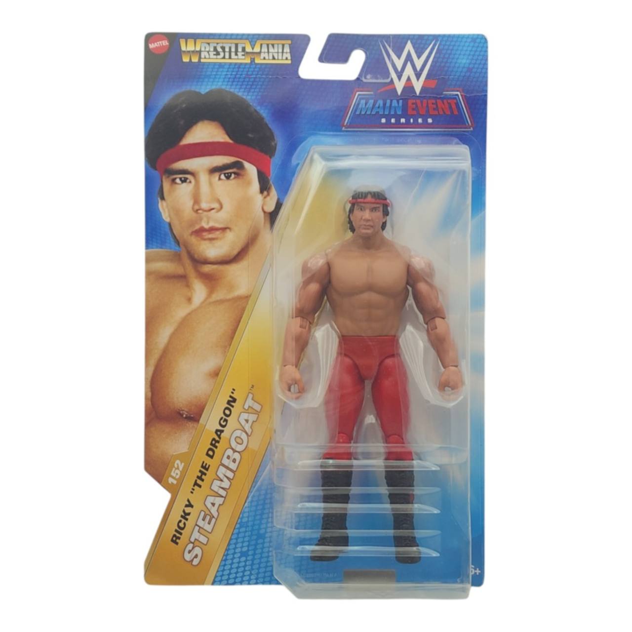 WWE WrestleMania Main Event Series Ricky "The Dragon" Steamboat Action Figure – Damaged Packaging