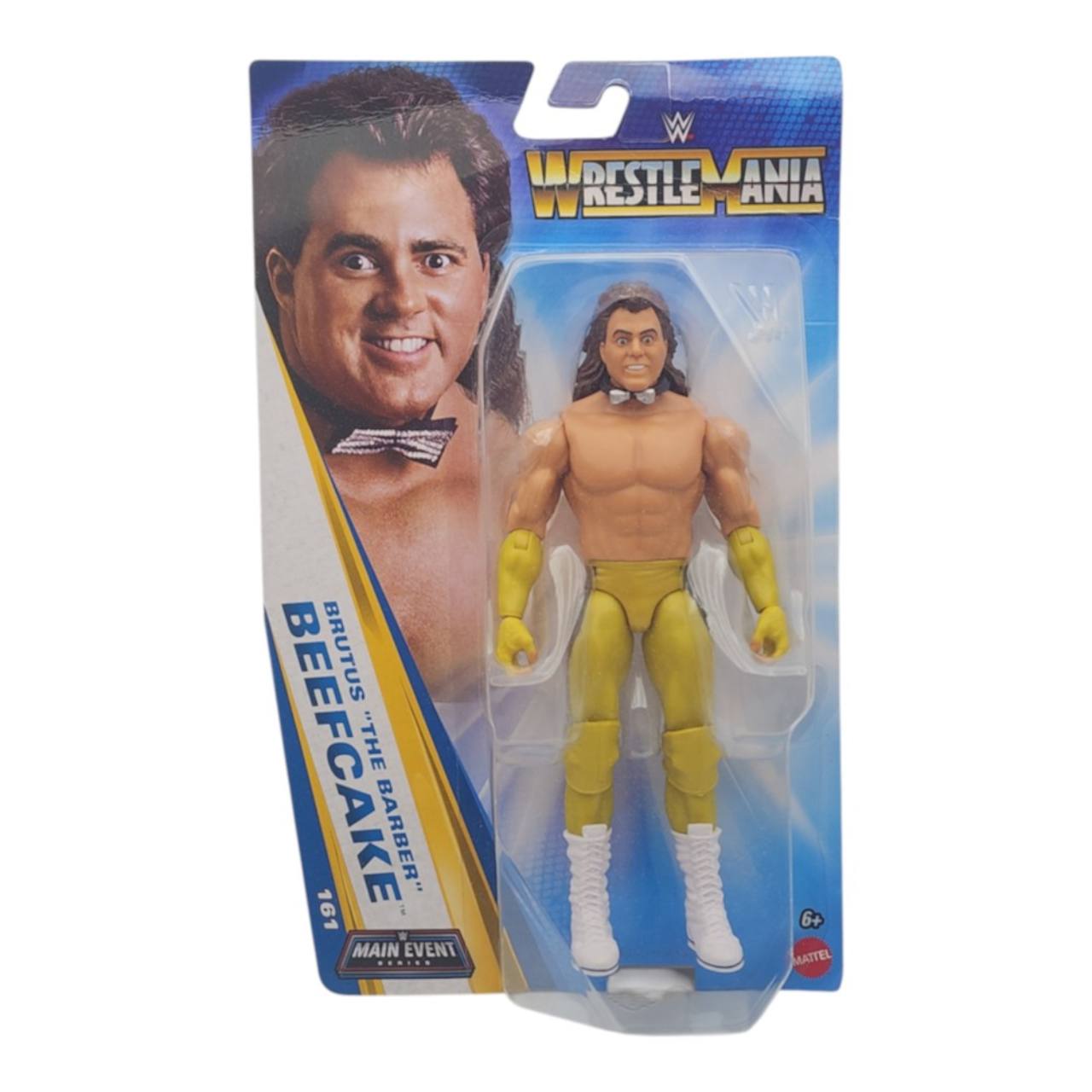 WWE WrestleMania Main Event Series Brutus "The Barber" Beefcake Action Figure – Damaged Packaging