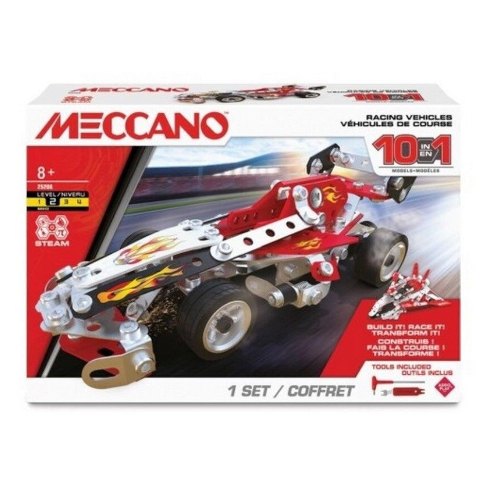 Meccano 10 Multi Model Set - Racing Vehicles