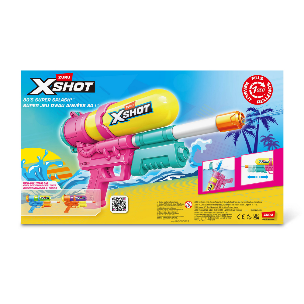 ZURU X-Shot Fast Fill Retro Water Blaster
