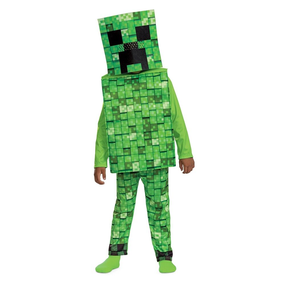 Minecraft Value Plus Costume - Creeper 7-8Years