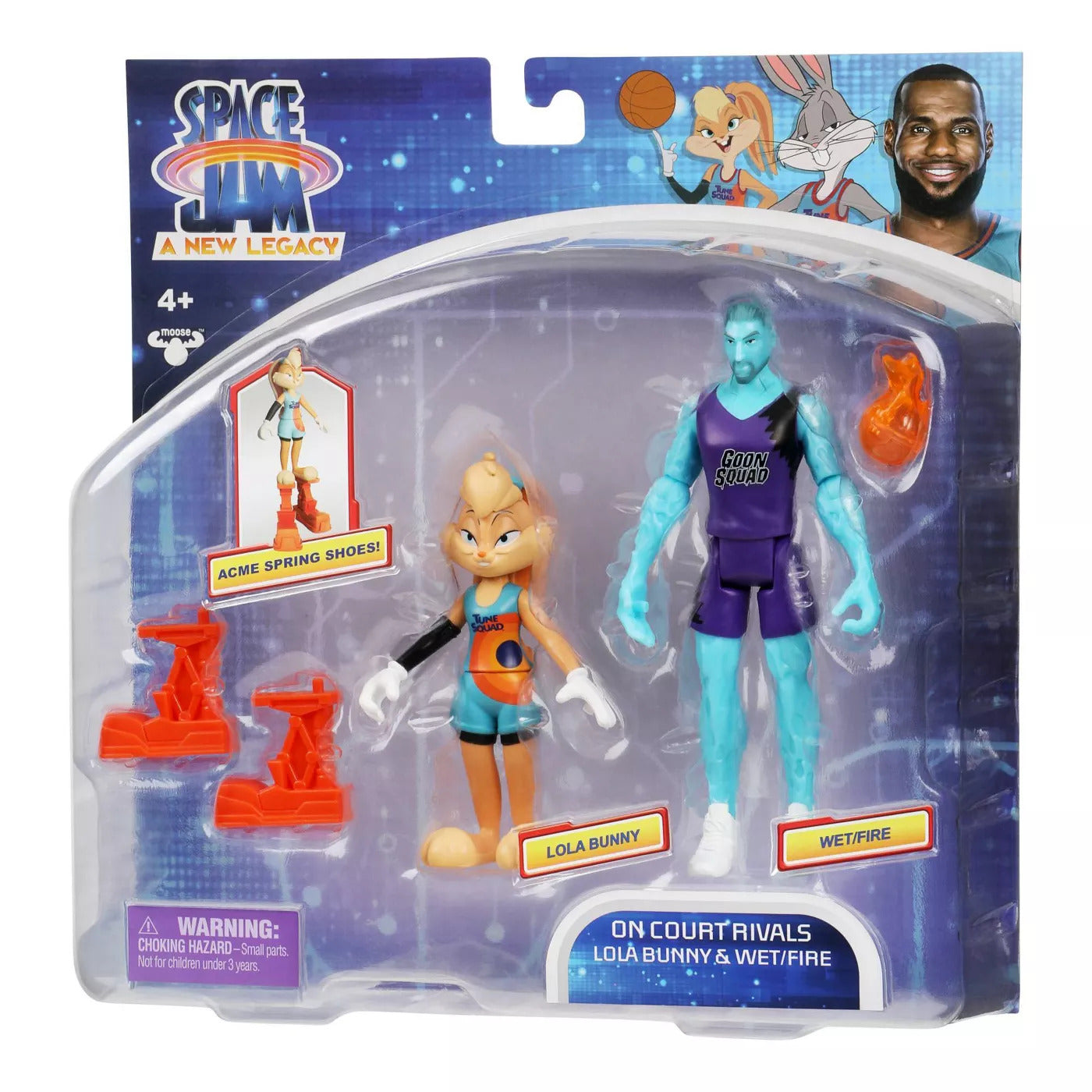 Space Jam A New Legacy Lola Bunny & Wet/Fire Figure 2 Pack