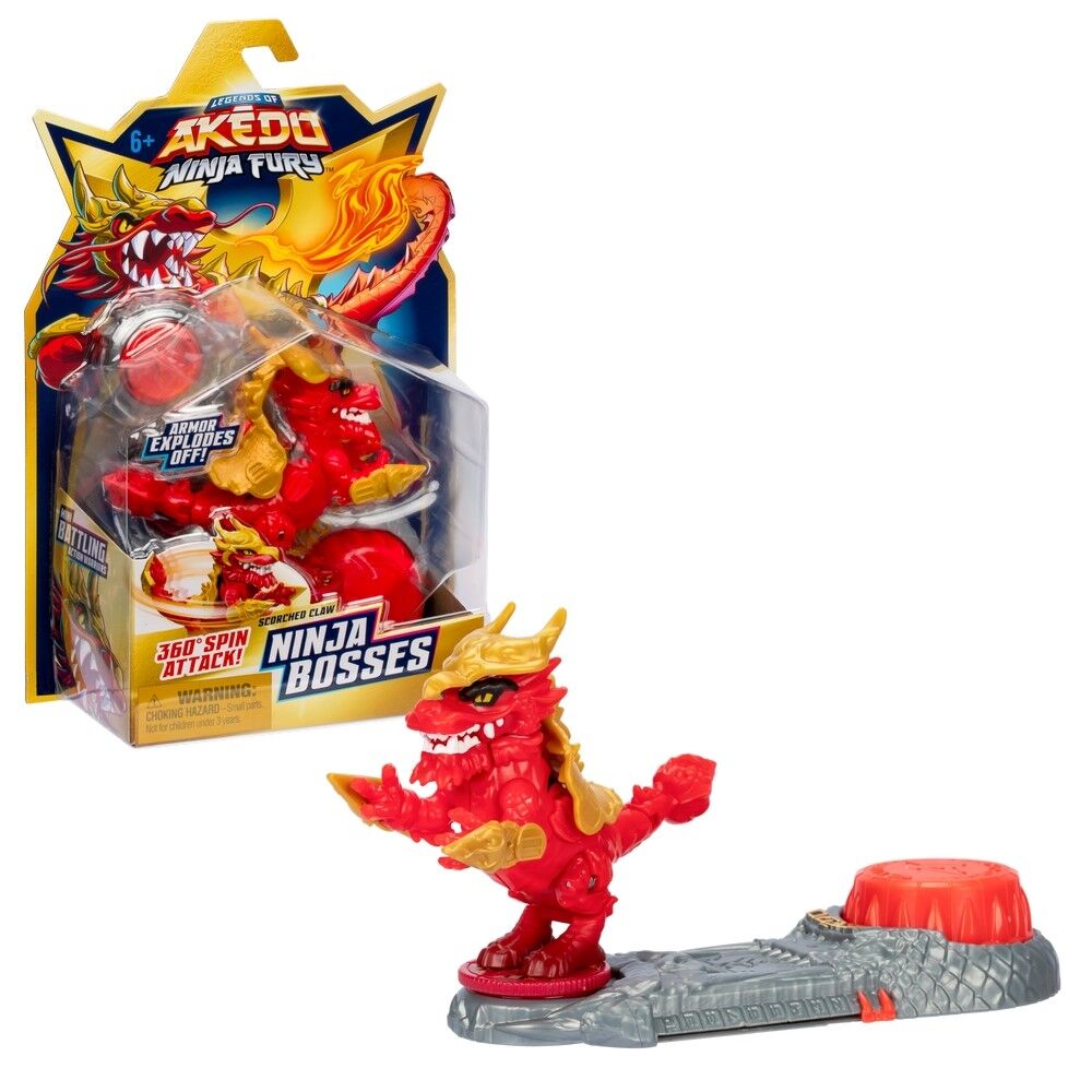 Akedo Akedo Ninja Bosses Scorched Claw