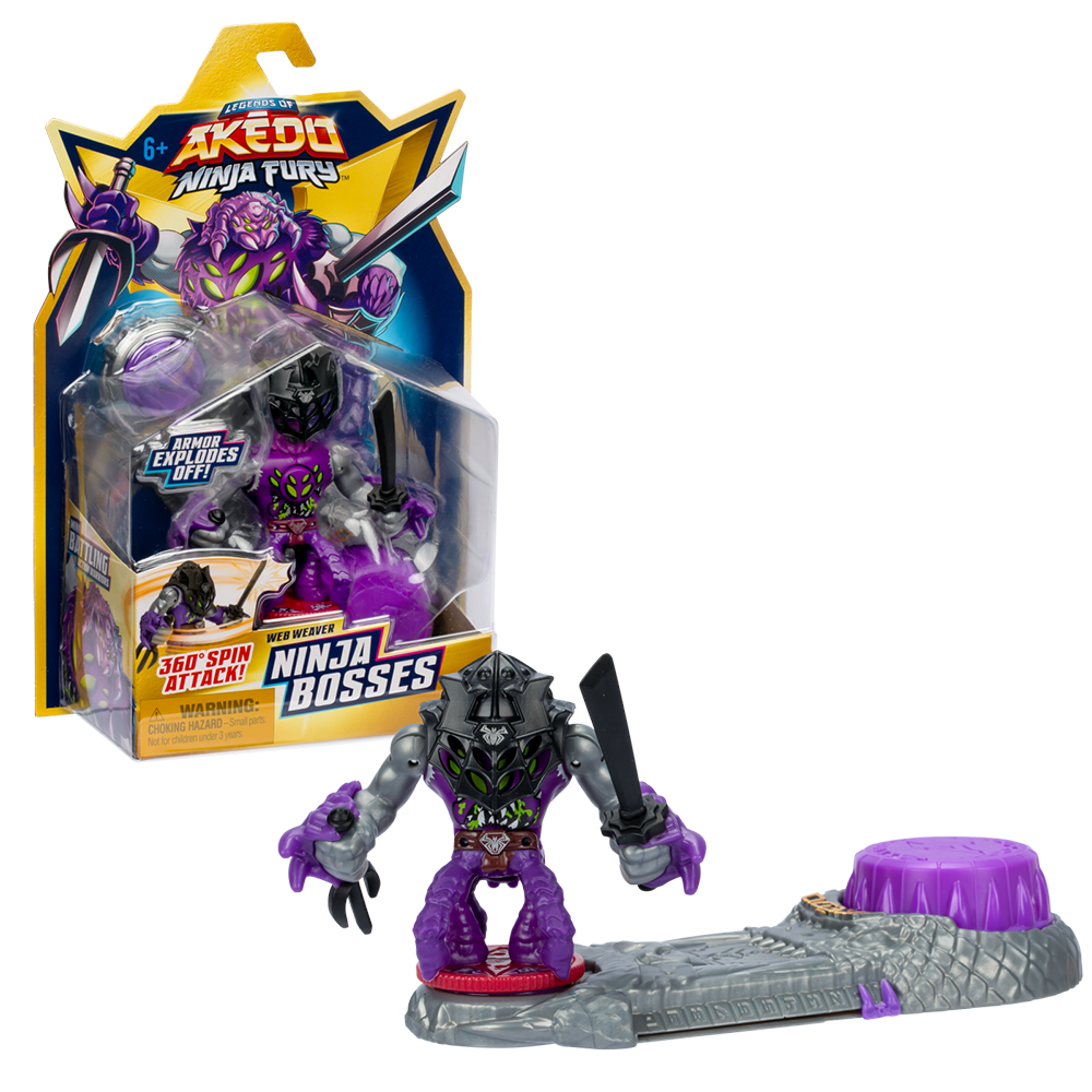 Akedo Ninja Bosses Web Weaver