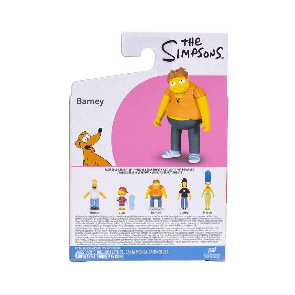 The Simpsons Homer Simpson 2.5" Action Figure - Barney