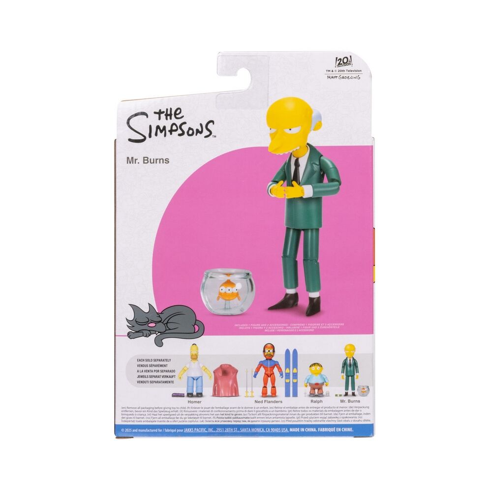 The Simpsons 5" Figs Action Figure - Mr. Burns