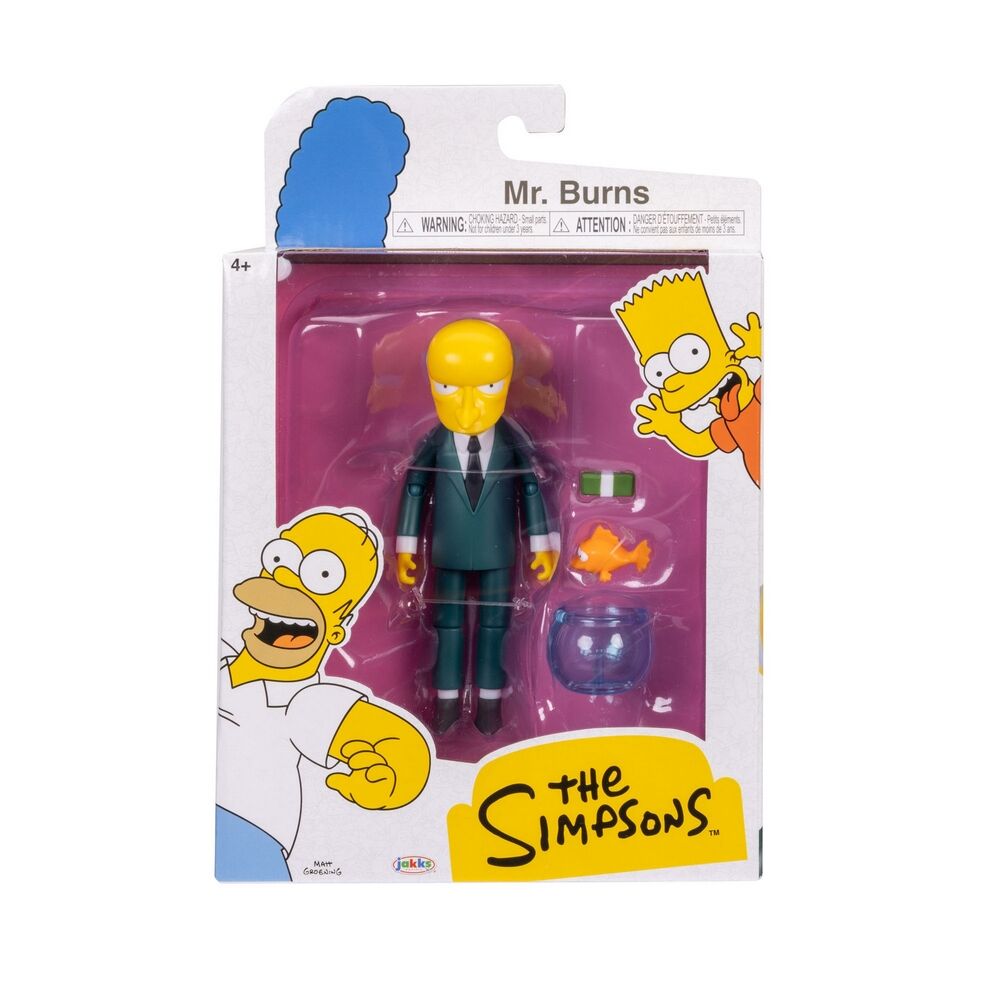 The Simpsons 5" Figs Action Figure - Mr. Burns