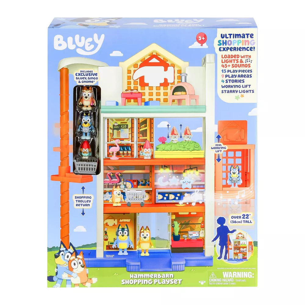 Bluey - Hammerbarn Shopping Playset