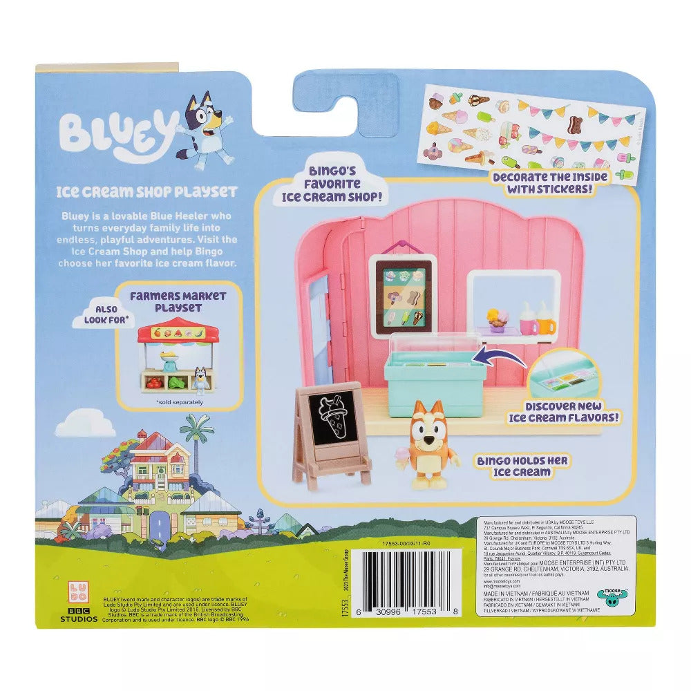 Bluey - Ice Cream Shop Playset