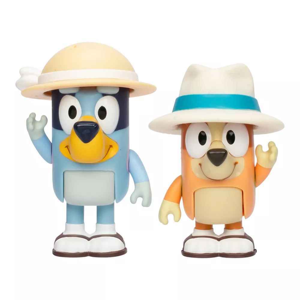 Bluey Figure 2 Pack - On Holiday