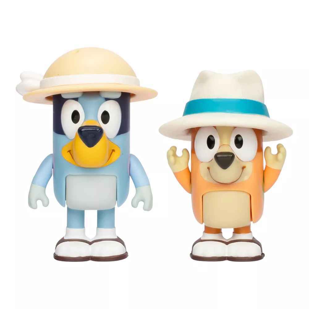 Bluey Figure 2 Pack - On Holiday