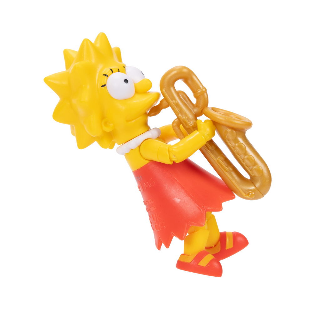 The Simpsons Lisa 5 Inch Action Figure with Saxophone Accessory
