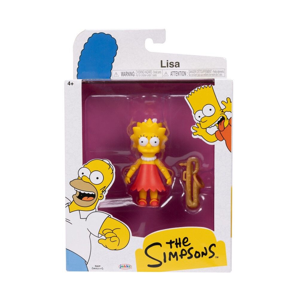The Simpsons Lisa 5 Inch Action Figure with Saxophone Accessory