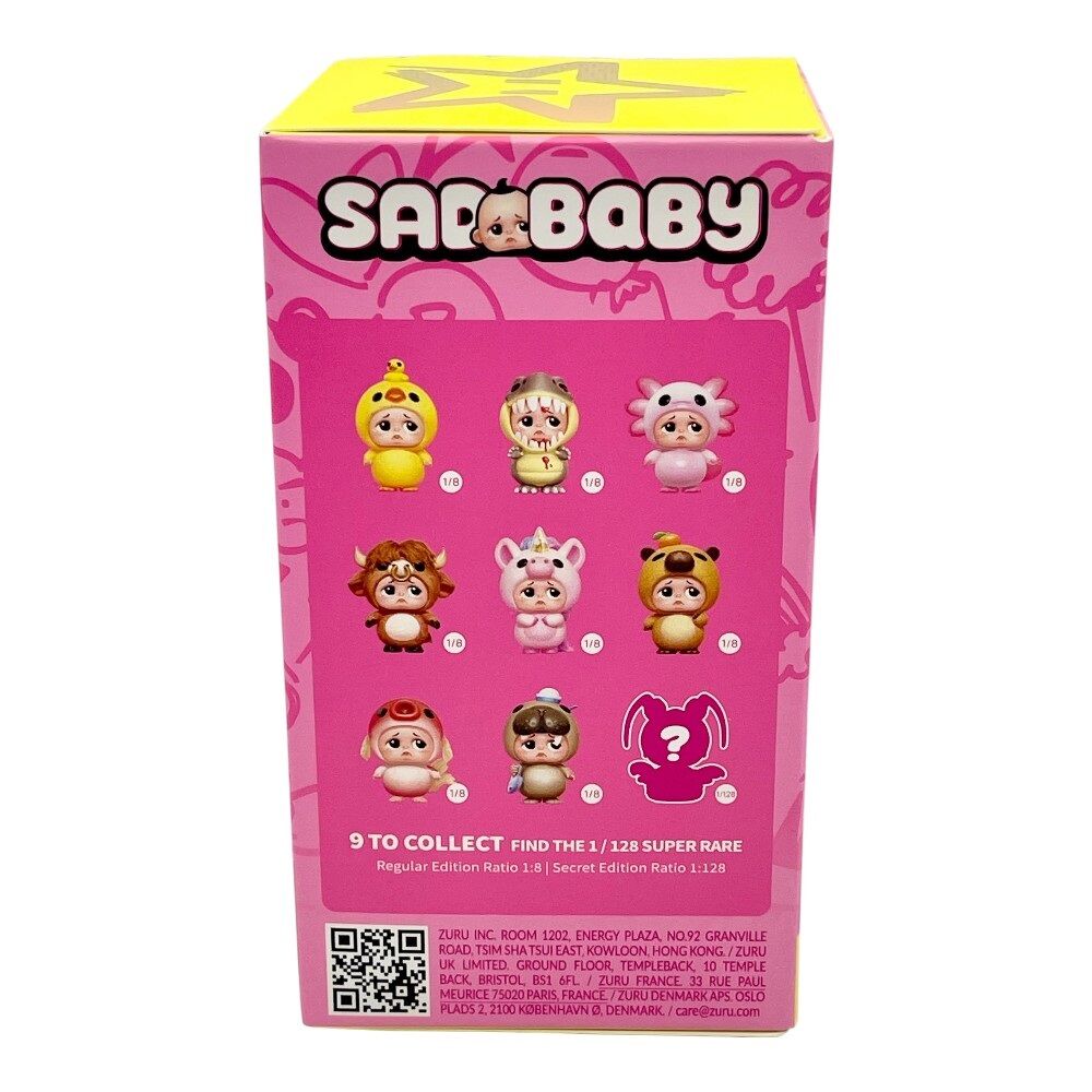 Star Box Sad Baby - Animals Vinyl Blind Box Series 1 Randomly Selected