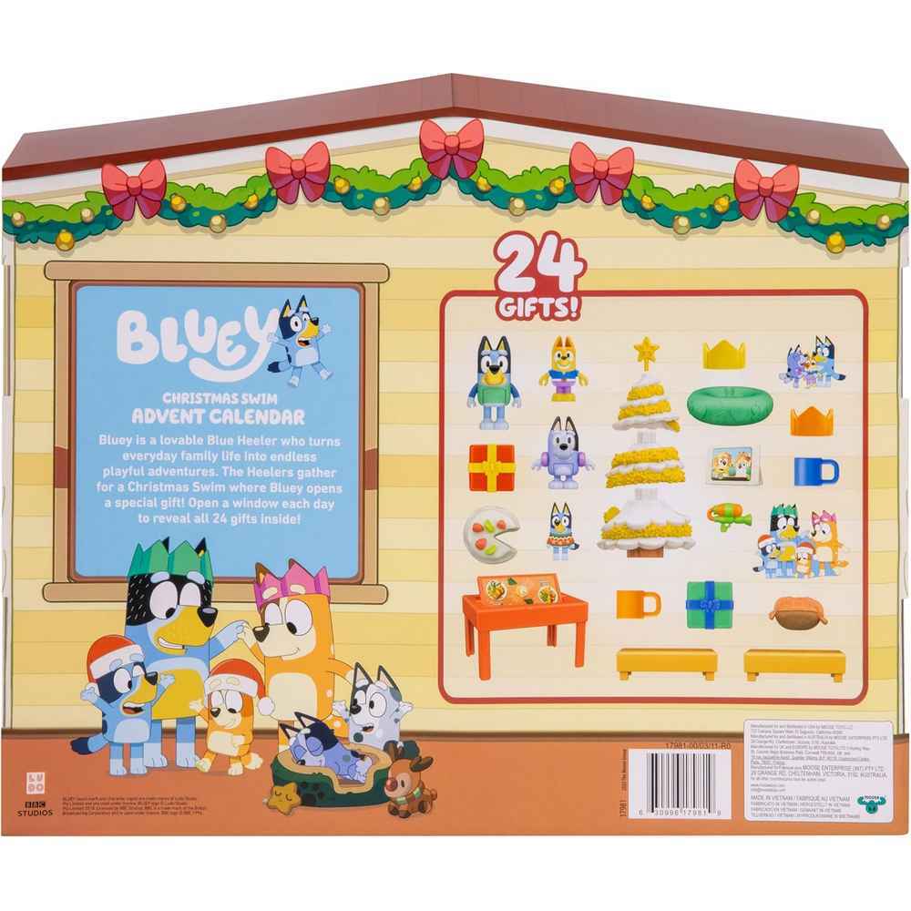 Bluey Christmas Swim Advent Calendar